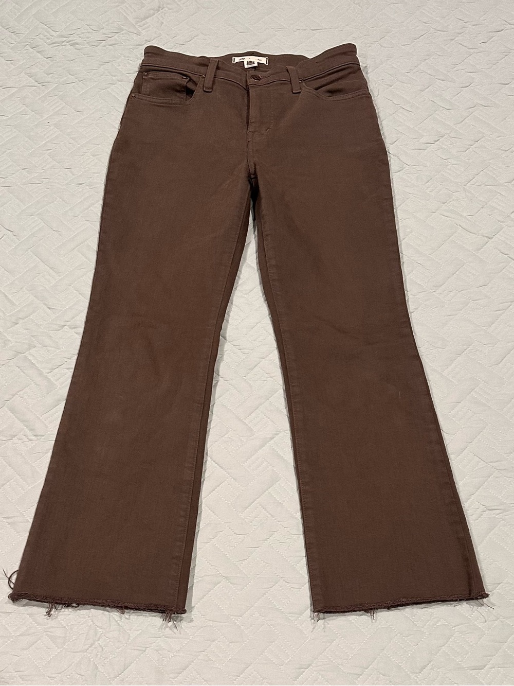 Madewell Brown Flared Pants